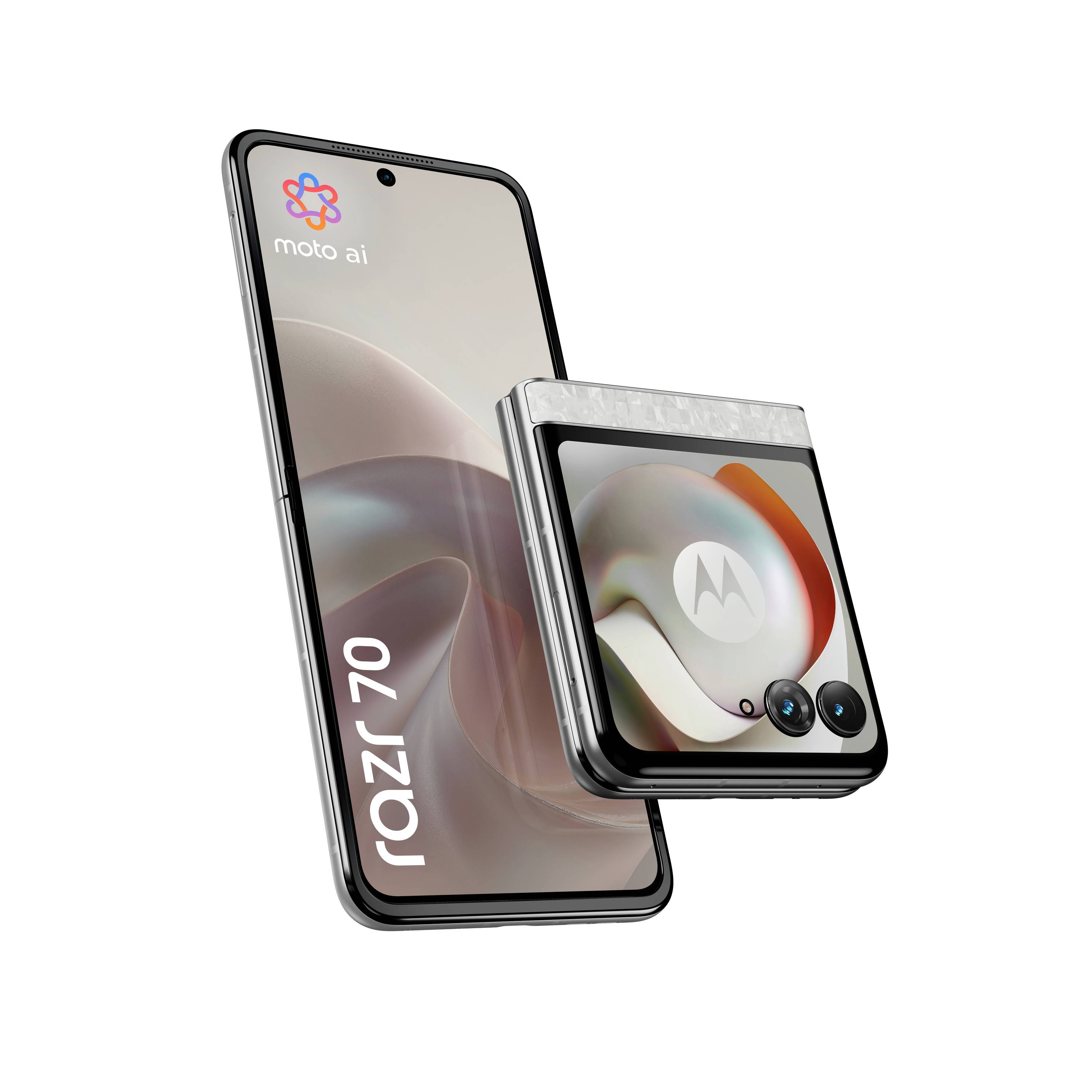 Motorola razr 70 256GB Weiß EEK A (A - G) 17.5cm (6.9 Zoll) Smartphone
