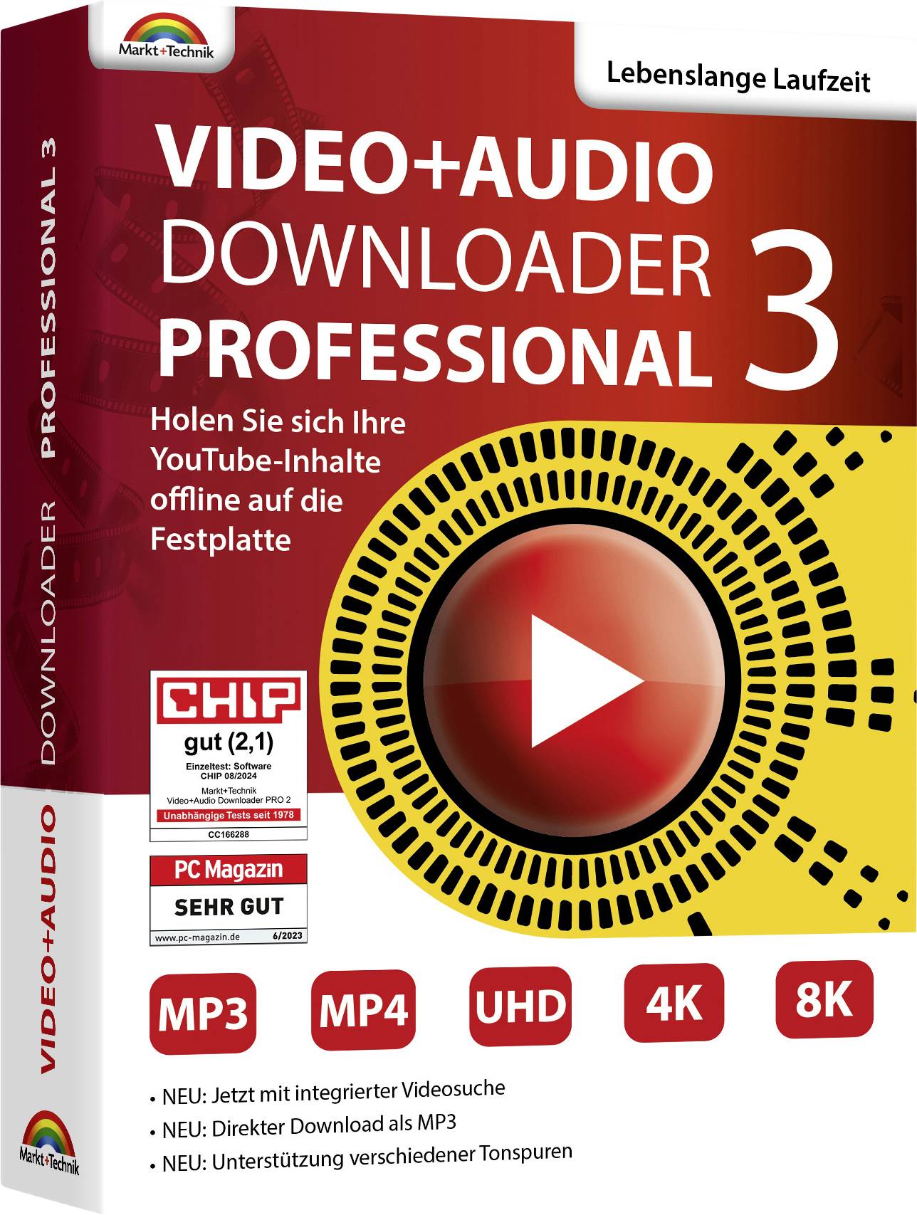 Softwarepaketbox für „VIDEO+AUDIO DOWNLOADER PROFESSIONAL 3