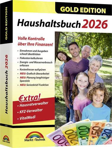 Markt & Technik 81602 Haushaltsbuch 2026 Windows Haushaltsbuch