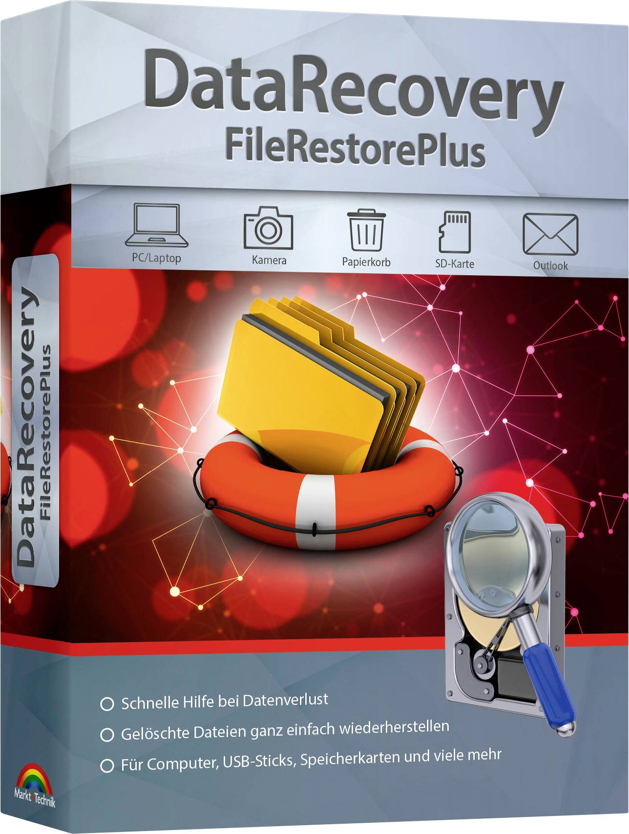 Softwarebox für „DataRecovery FileRestorePlus