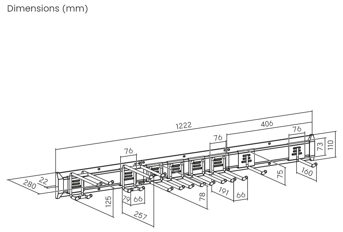 My Wall HZ58-2L Modularer Gerätehalter 1St.