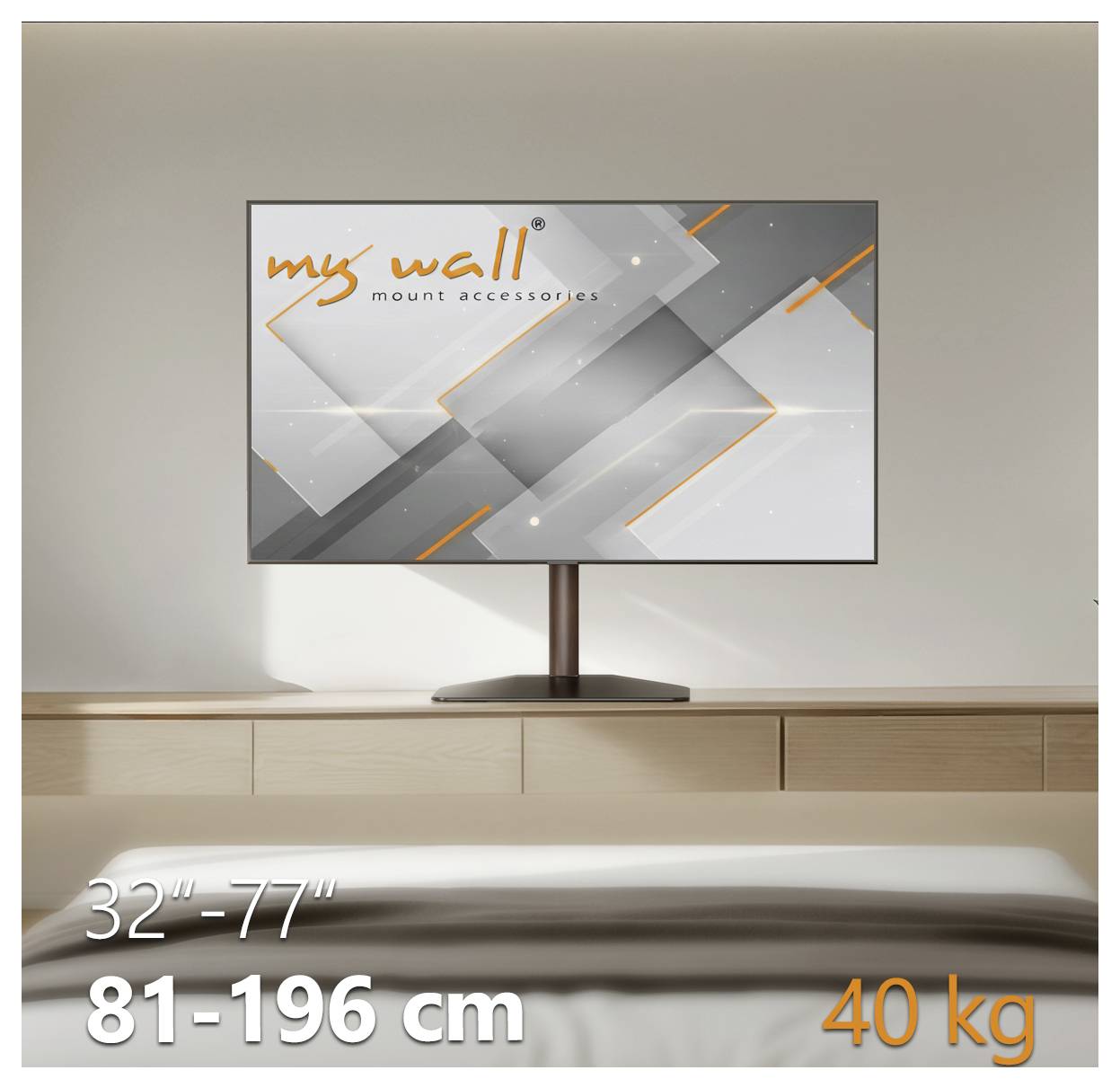 Fernseher auf Ständer mit 