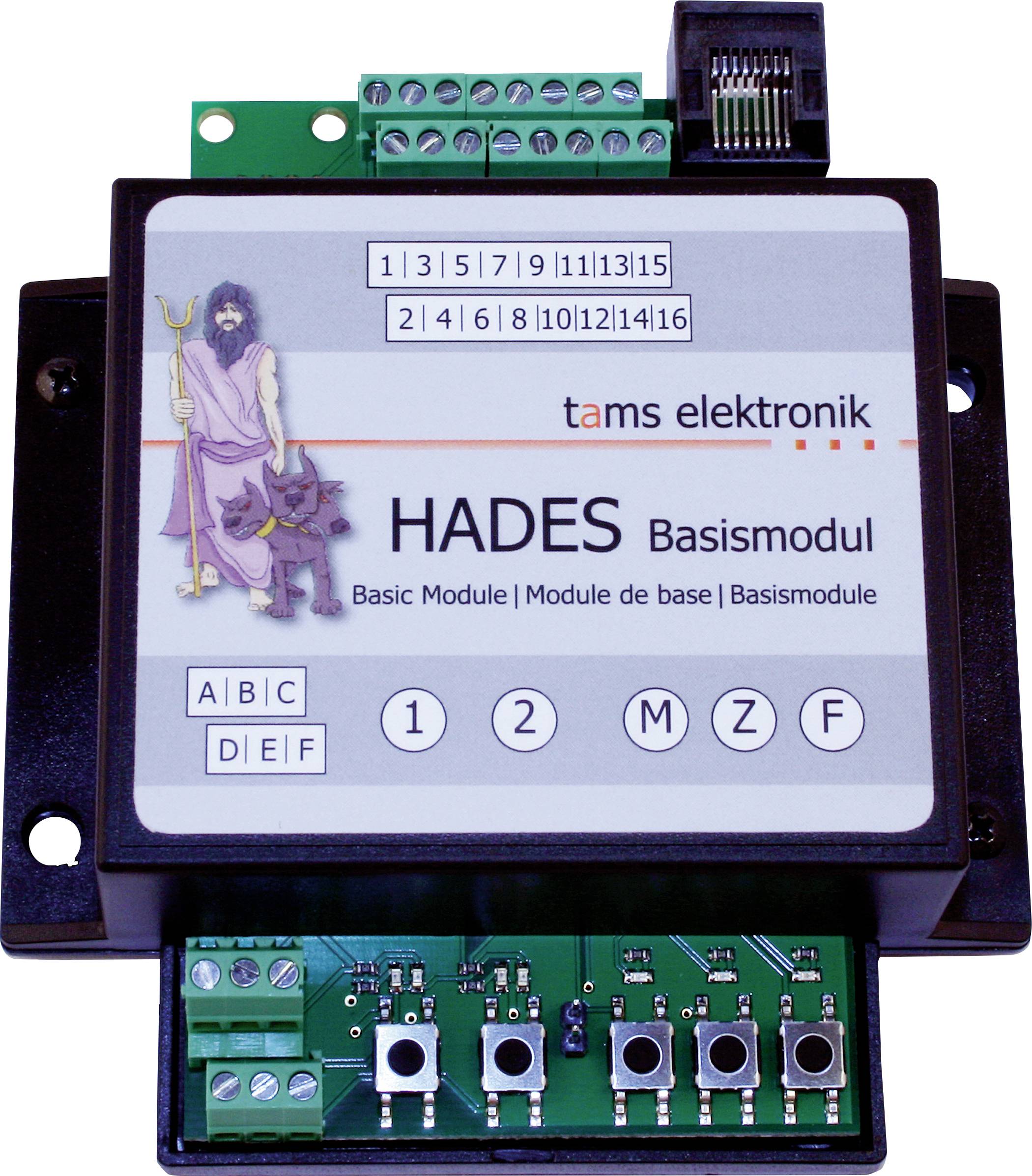 Elektronisches Steuermodul mit der Bezeichnung „HADES Basismodul
