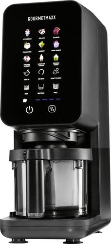 GourmetMaxx 19769 Eismaschine mit Mixbecher, LCD-Display