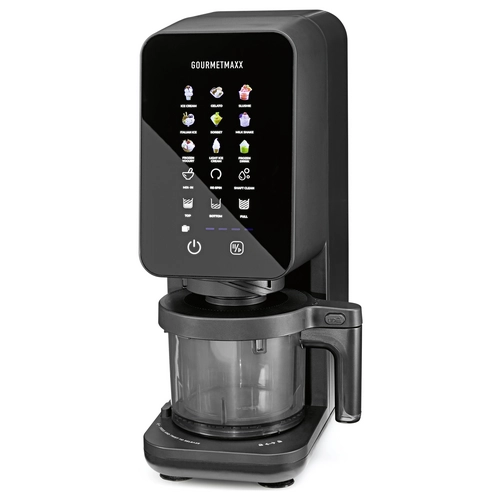 GourmetMaxx 19769 Eismaschine mit Mixbecher, LCD-Display
