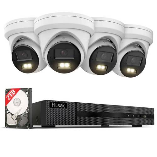 HiLook IK28P-480T LAN, Kabelgebunden, Digital, Patchkabel IP-Netzwerk-Videorecorder-Set