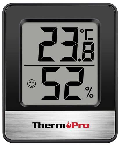 ThermoPro TP49B-3 Thermo-/Hygrometer Schwarz, Silber 3 St. TP49B-3