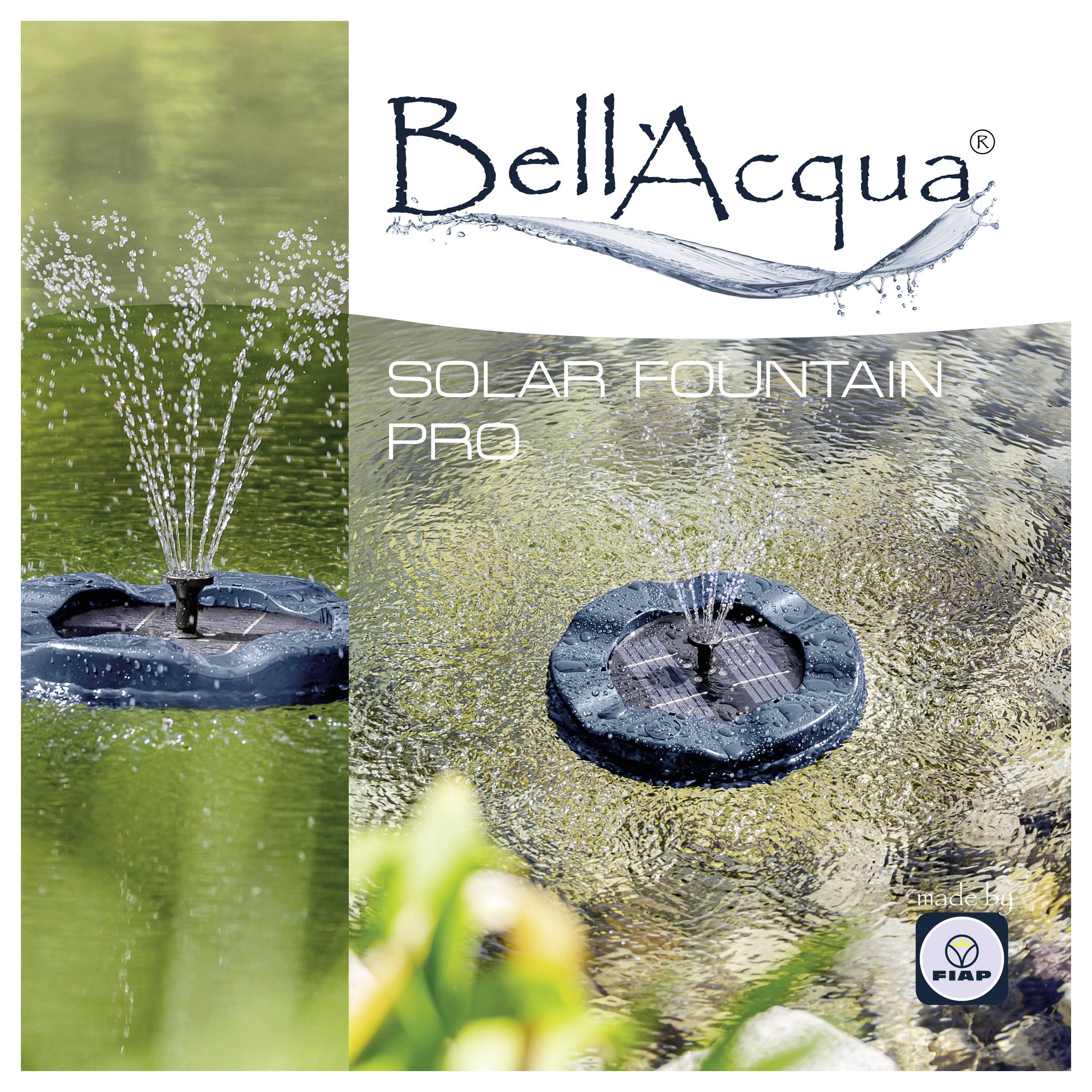 FIAP 3001 Bell´Acqua® SOLAR FOUNTAIN PRO Schwimmende Solarteichpumpe