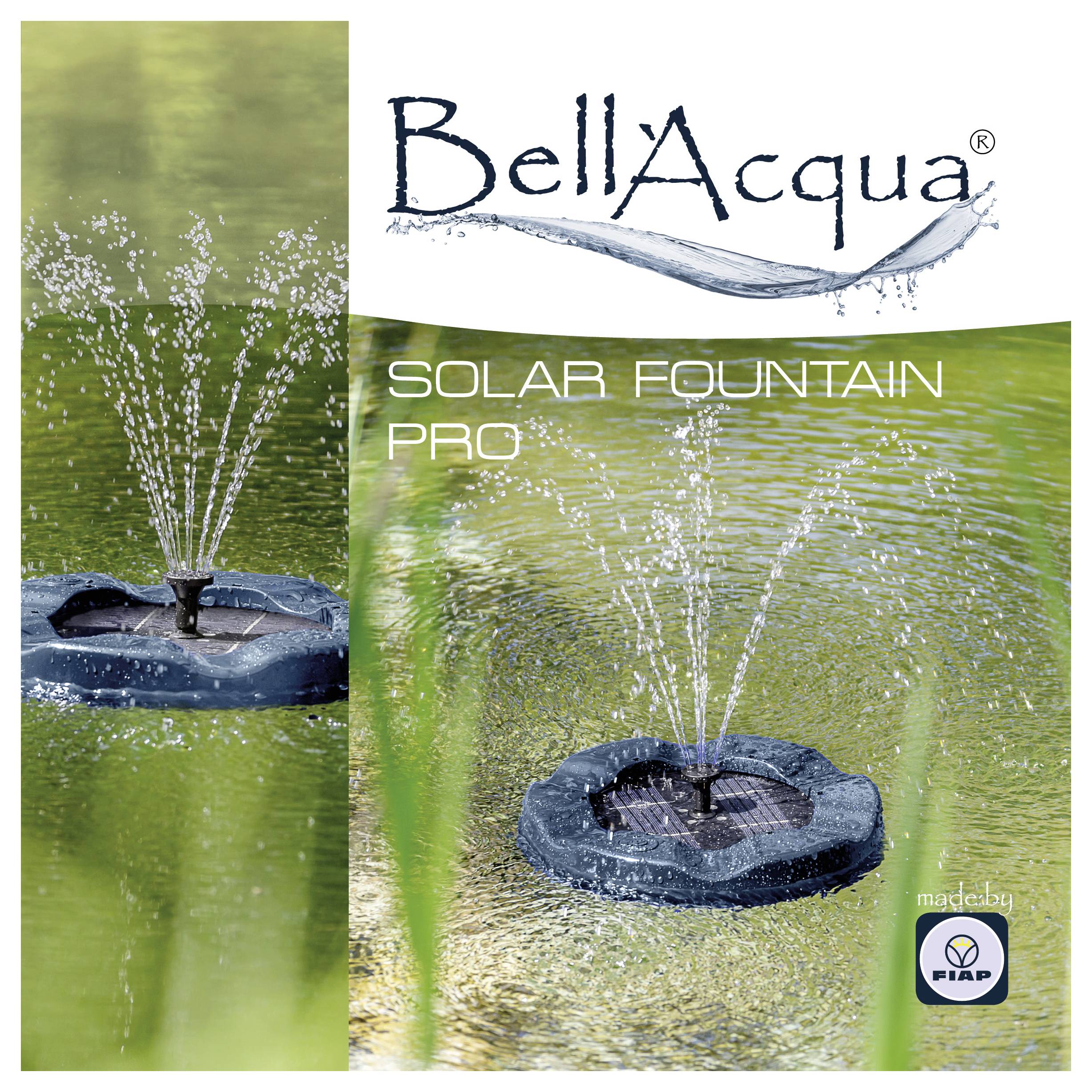 FIAP 3001 Bell´Acqua® SOLAR FOUNTAIN PRO Schwimmende Solarteichpumpe