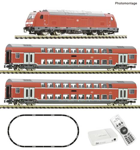 Fleischmann 5170006 N Z21 START newGen Digitalset: Diesellokomotive BR 245 mit Personenzug der DB A