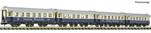 Fleischmann 6260098 N 4-tlg. Set: Personenwagen „Deutsche Weinstraße“, DB