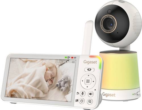 Gigaset BABY 500 Babyphone mit Kamera Funk, Digital 2.4 GHz