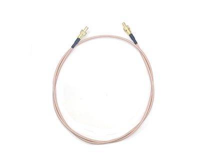 Mueller Electric BU-4150003MM500 Koaxialkabel Außen-Durchmesser: 2.5mm RG316 50Ω 60 dB Transparent, Braun 1St.