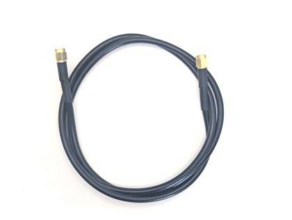 Mueller Electric BU-4150038M1.0 Koaxialkabel Außen-Durchmesser: 4.95mm RG58 50Ω Schwarz 1St.