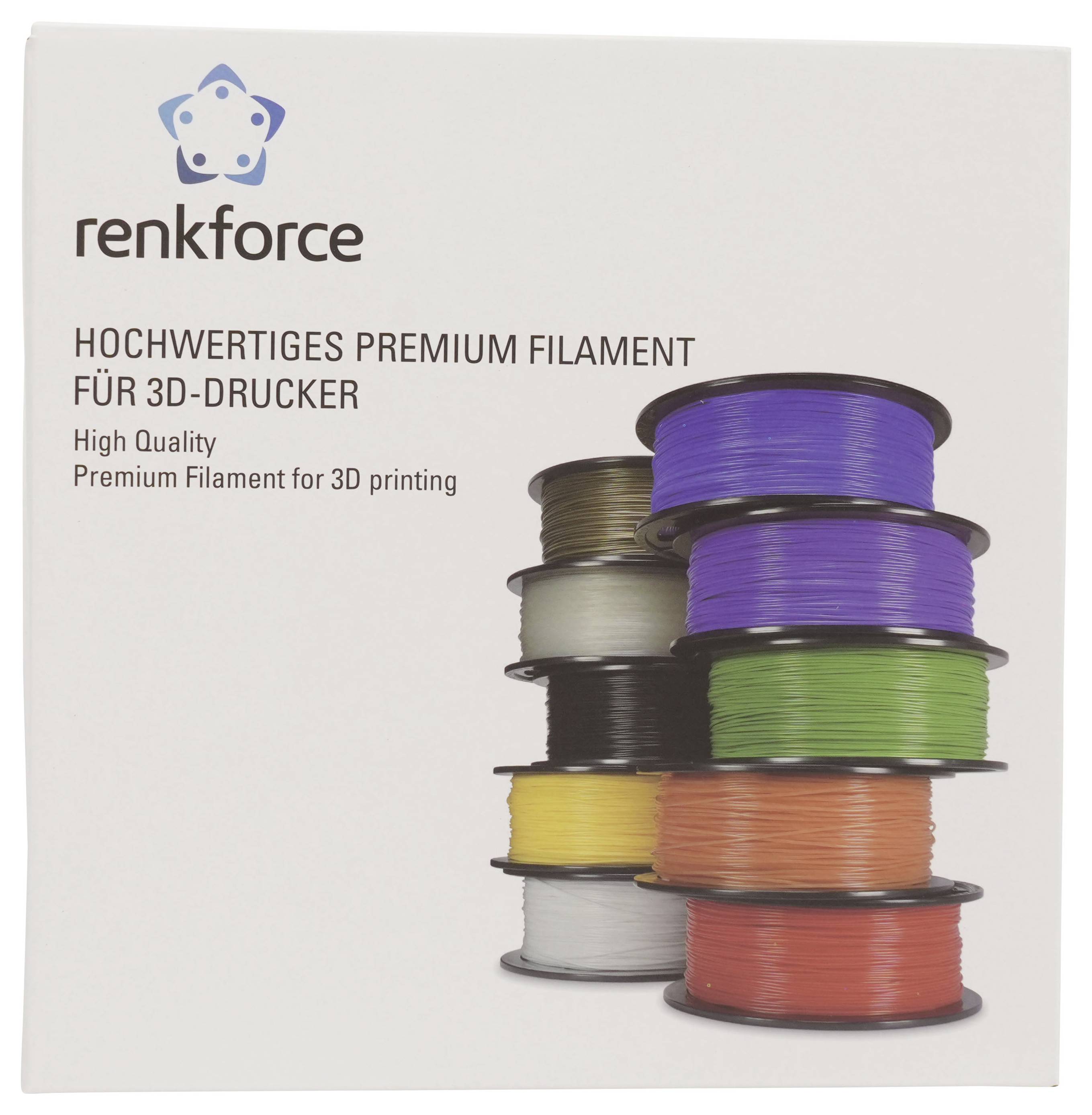 Renkforce RF-7552260 Filament PETG flexibel, hitzebeständig 1.75mm 1kg Braun 1St.