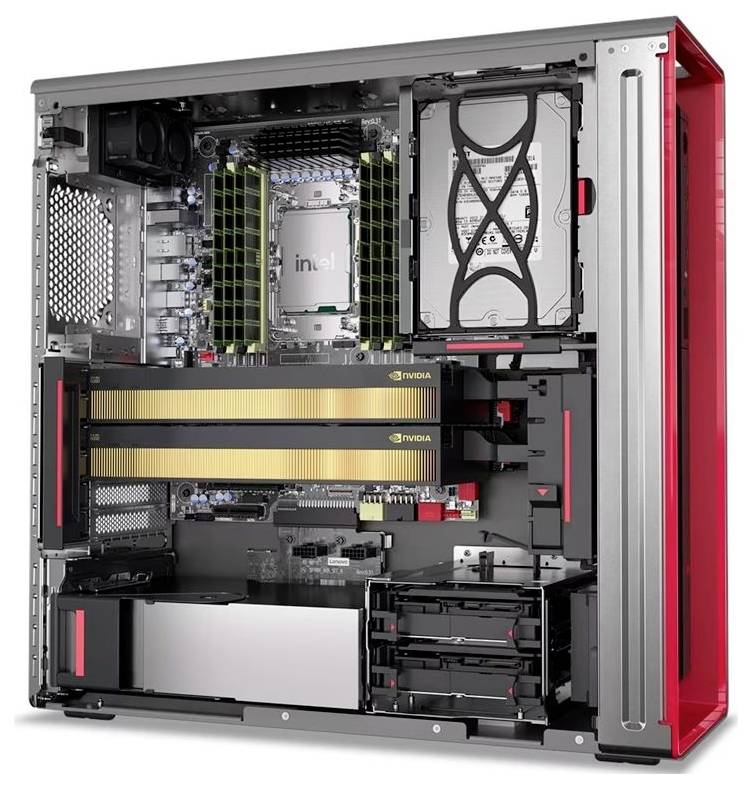 Lenovo Workstation Thinkstation P5 G2 Intel® Xeon® 636 4.7GHz 64GB RAM 1TB SSD Nvidia NVIDIA® RTX PRO 4000 Blackwell 24GB GDDR7 3