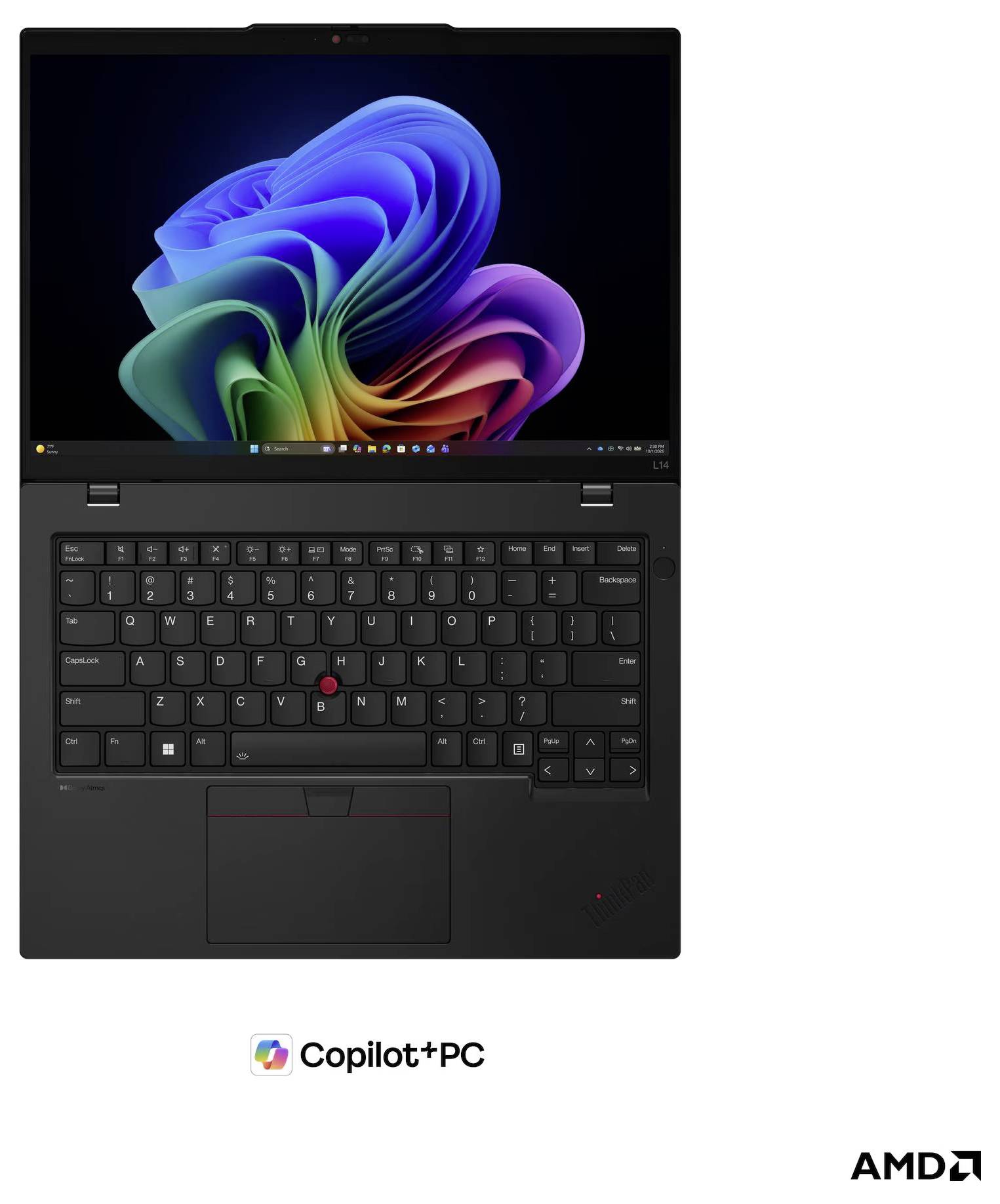 Lenovo Notebook ThinkPad L14 Gen 7 35.6cm (14 Zoll) WUXGA AMD Ryzen AI 7 445 32GB RAM 1TB SSD Deutsch, QWERTZ AMD AMD Radeon™