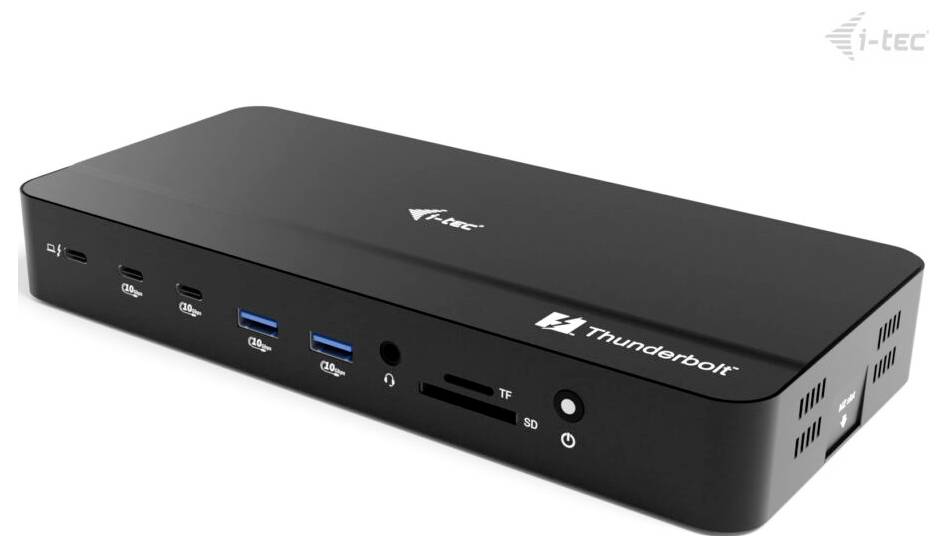 I-tec Thunderbolt™ 5 Dockingstation Thunderbolt 5 Triple Display DS inkl. Kensington-Schloss, USB-C® Power Delivery, integrierter