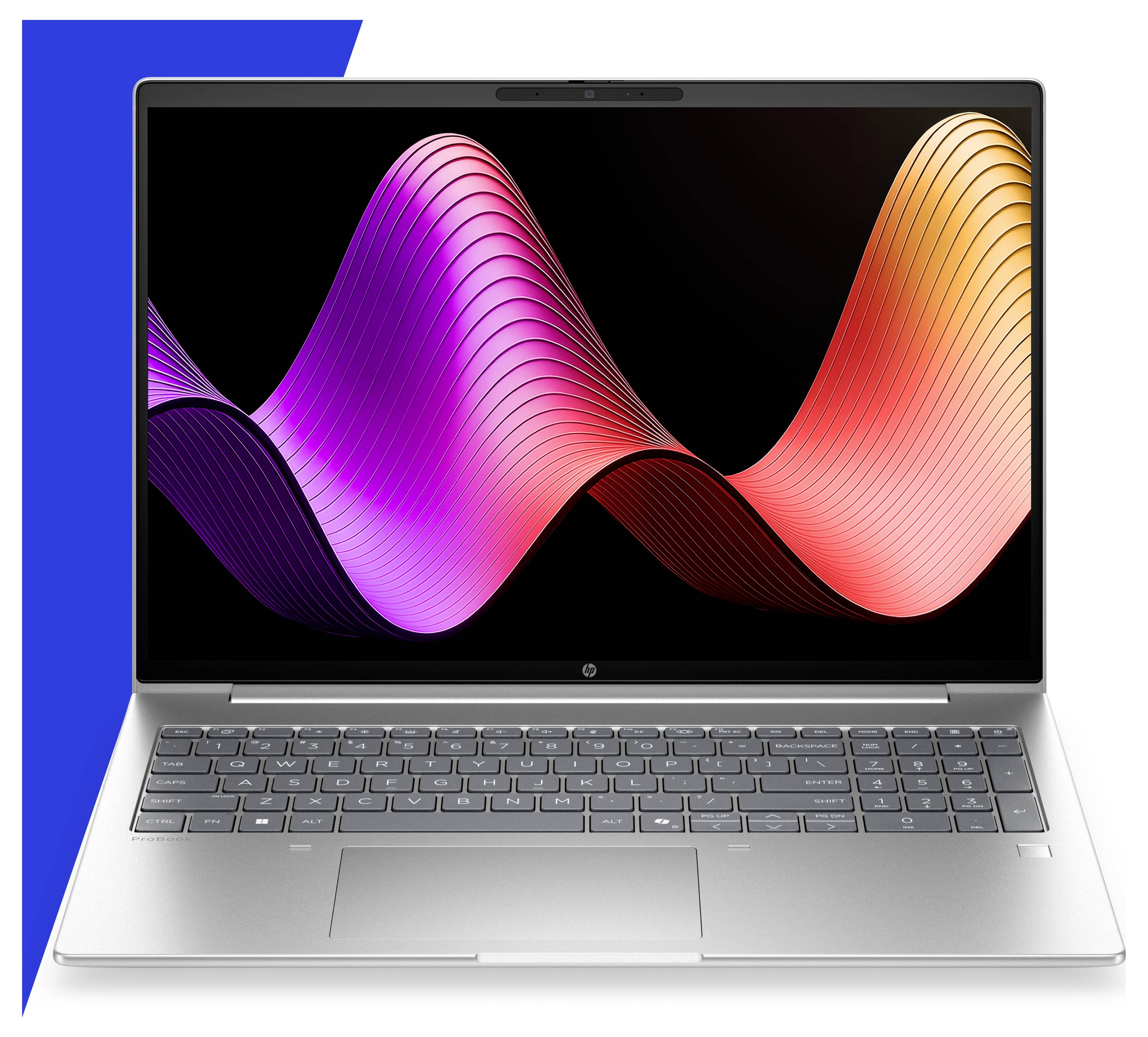 HP Notebook ProBook 4 G2i 40.6cm (16 Zoll) WUXGA 32GB RAM 512GB SSD Deutsch, QWERTZ Intel Intel-Grafik Silber E04G2ET