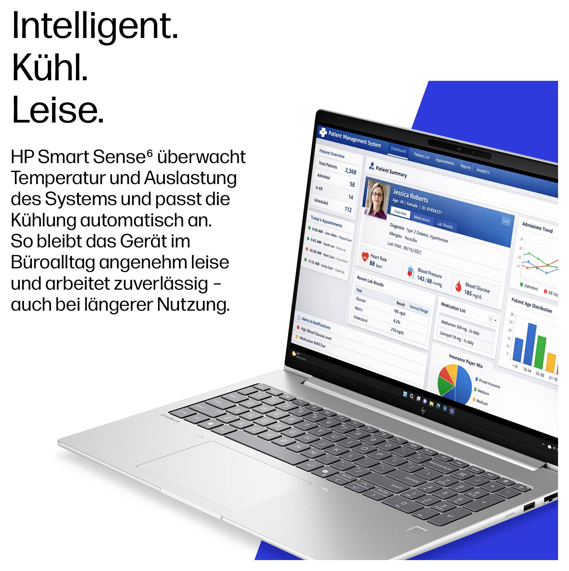HP EliteBook 6 G2i Notebook Next Gen AI - 177-Grad Scharnierdesign - Intel Core Ultra 5 - Notebook - Core Ultra 5