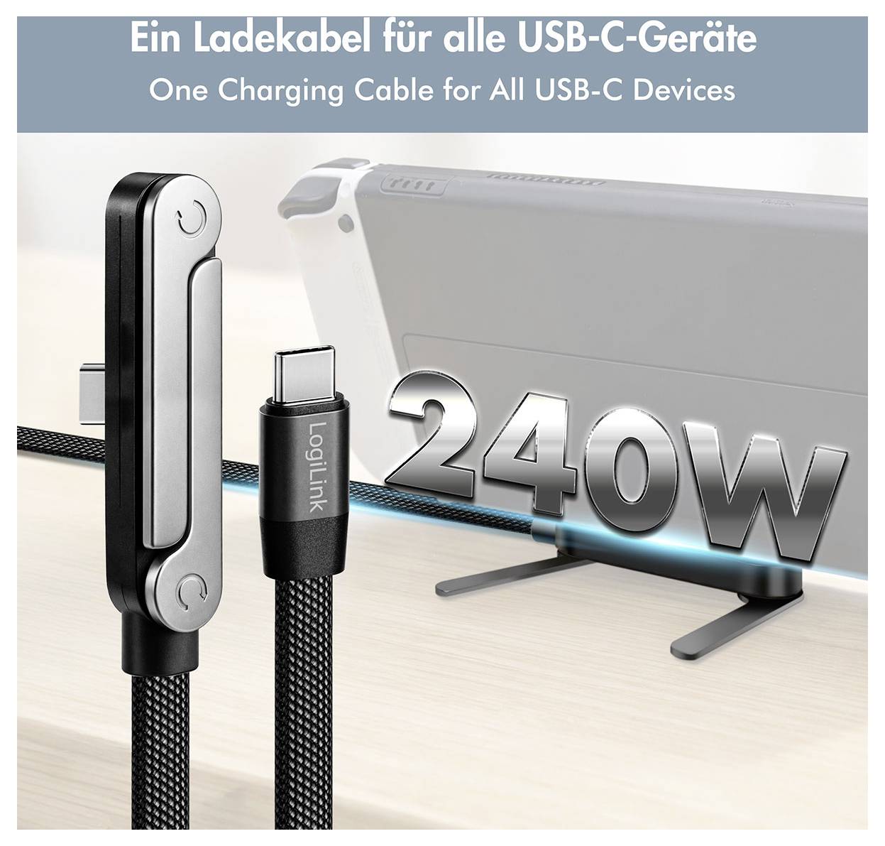 LogiLink USB-C® Kabel USB 2.0 USB-C® Stecker 1.5m Schwarz CU0450