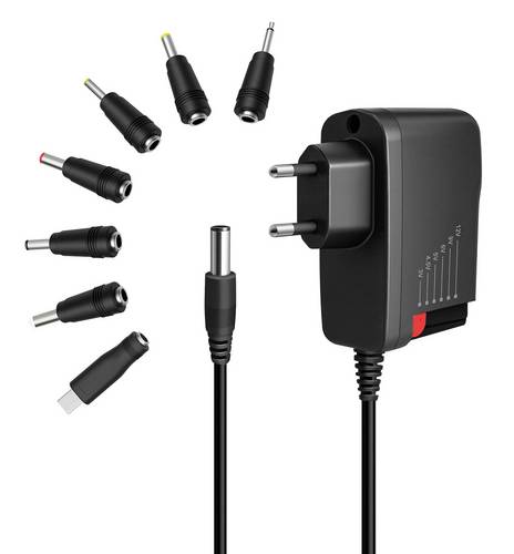 LogiLink PA0161A Netzgerät 12 V 2 A Ausgangsspannung regelbar, Überstromschutz
