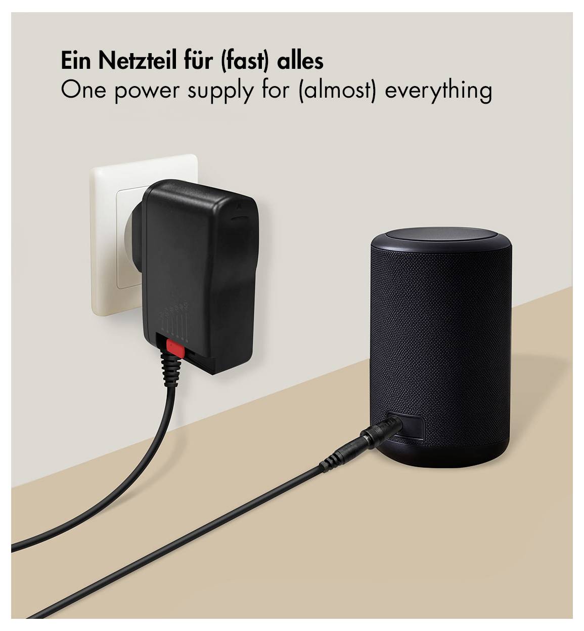 Ein Netzteil für (fast) allesOne power supply for (almost) everything