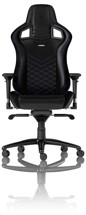 Noblechairs EPIC Gaming-Stuhl Schwarz, Blau
