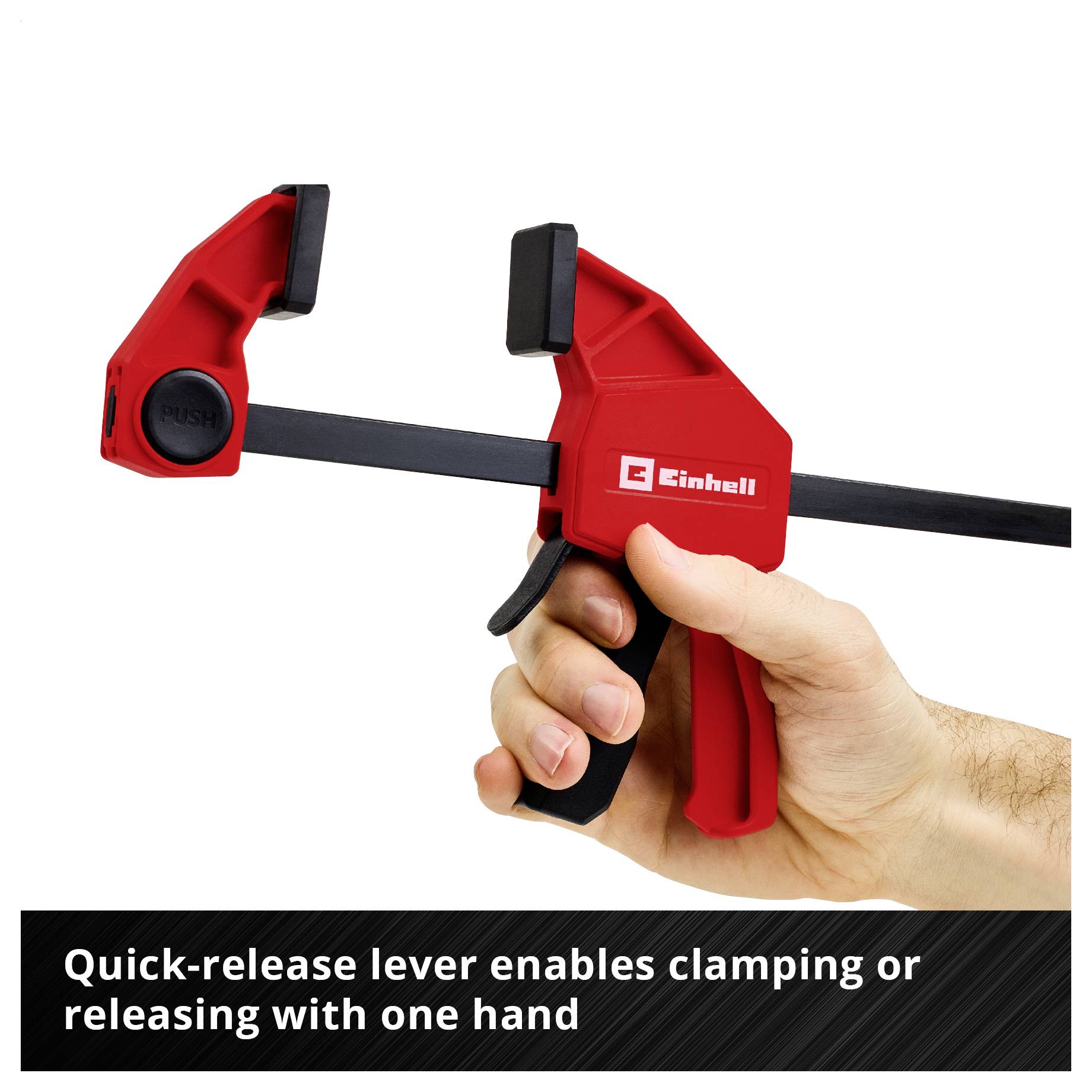 Einhell 930122 Einhandzwinge Produktabmessung, Länge: 121mm