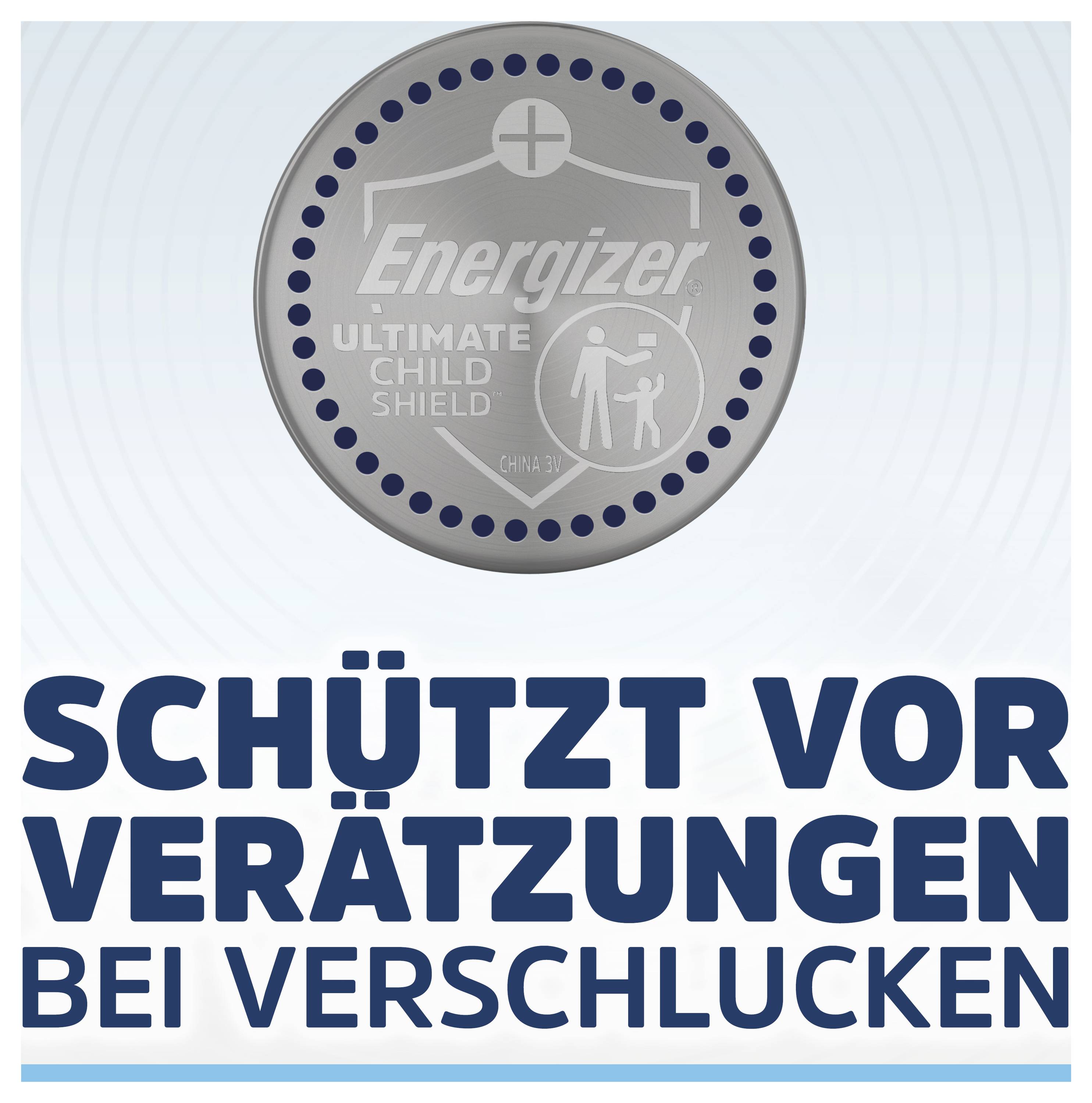 Energizer Knopfzelle CR2032 3V 12 St. 235 mAh Lithium Ultimate Child Shield E304617100