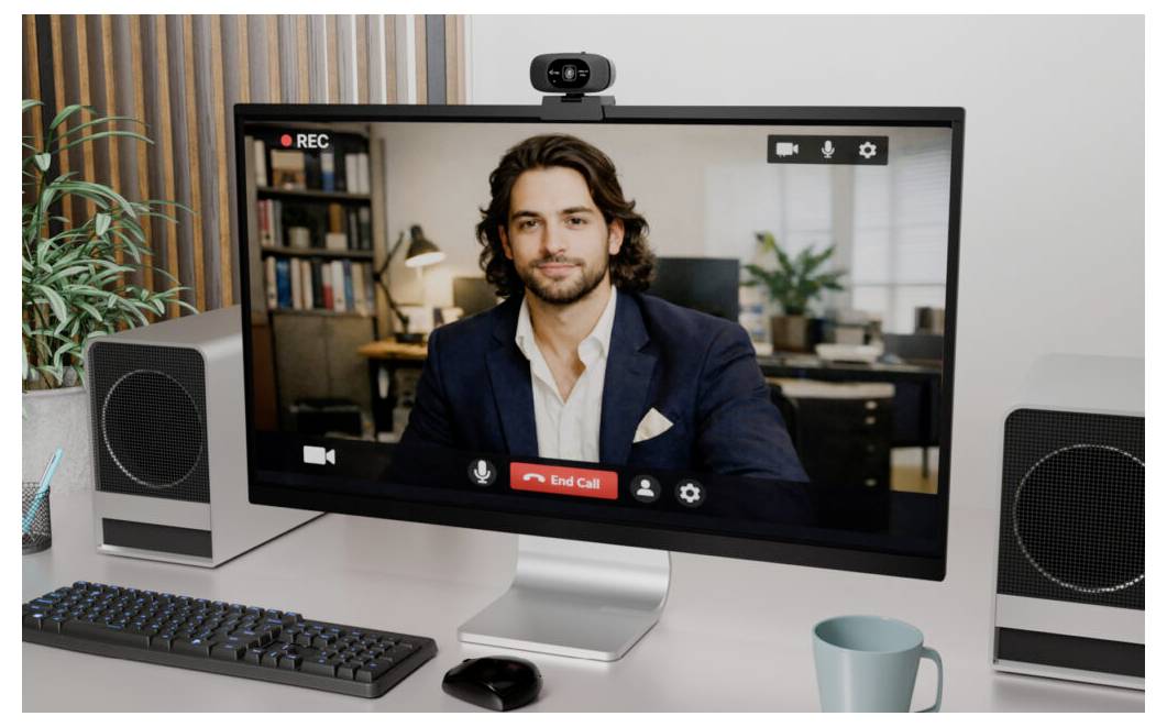 I-tec SOLOMON 200 1080p Business Webcam Full HD-Webcam 1920 x 1080 Pixel