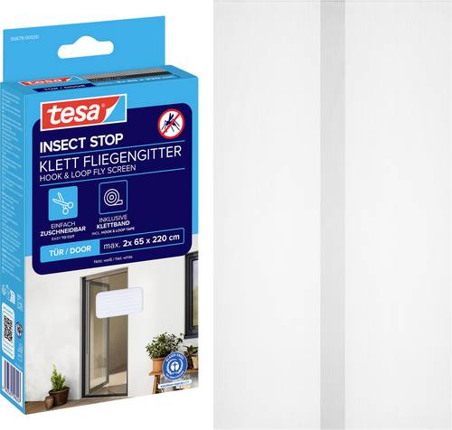 Tesa Insect Stop 55679-00020-07 Tür-Fliegengitter (B x H) 1200 mm x 2200 mm Weiß 1 St.