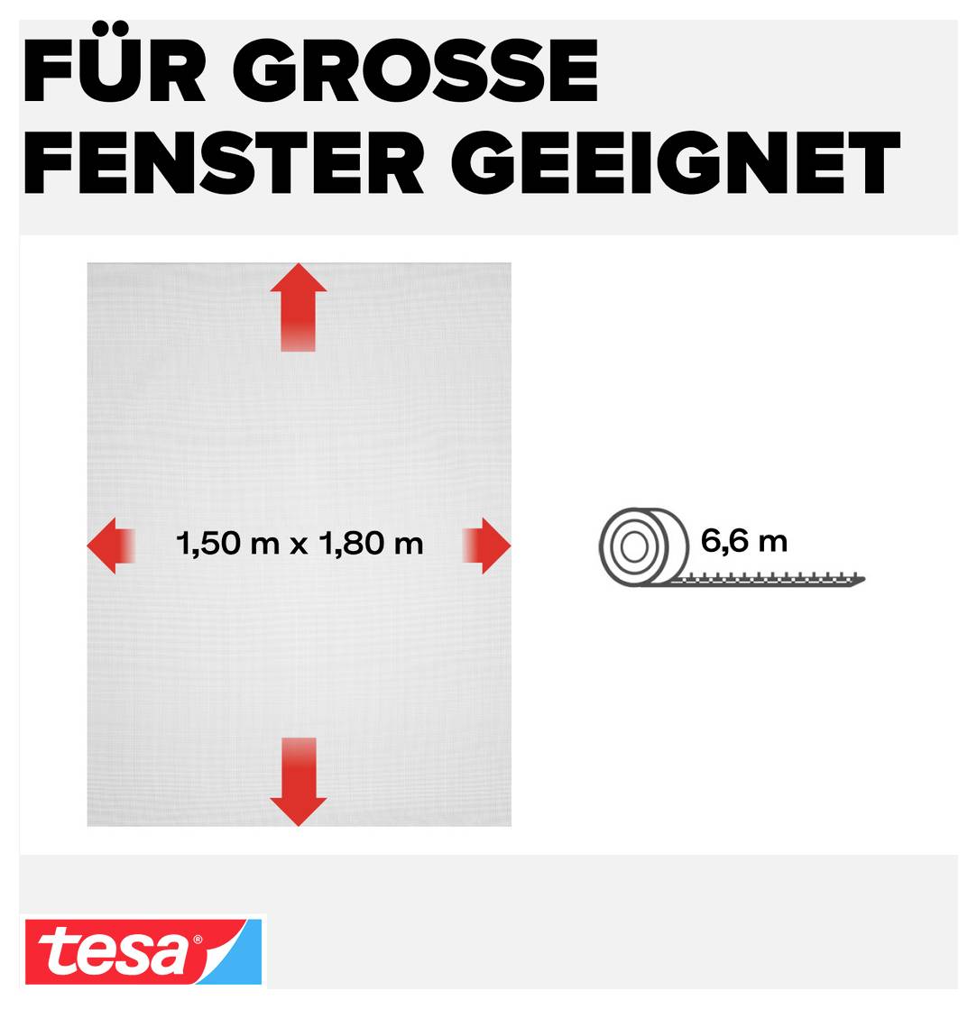 Grafik mit der Aufschrift „FÜR GROSSE FENSTER GEEIGNET