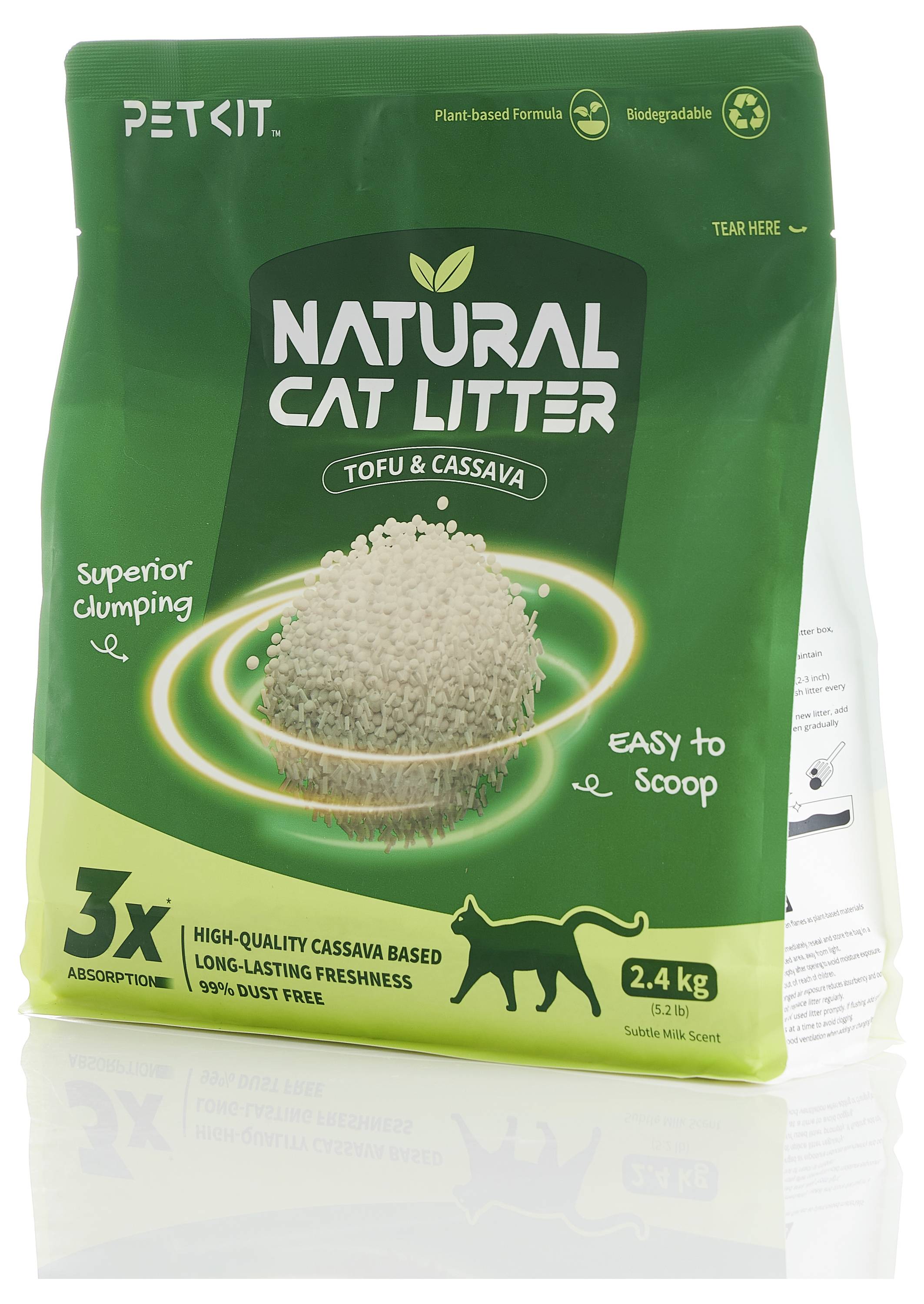 Petkit Natural Cat Litter Katzenstreu 4St.
