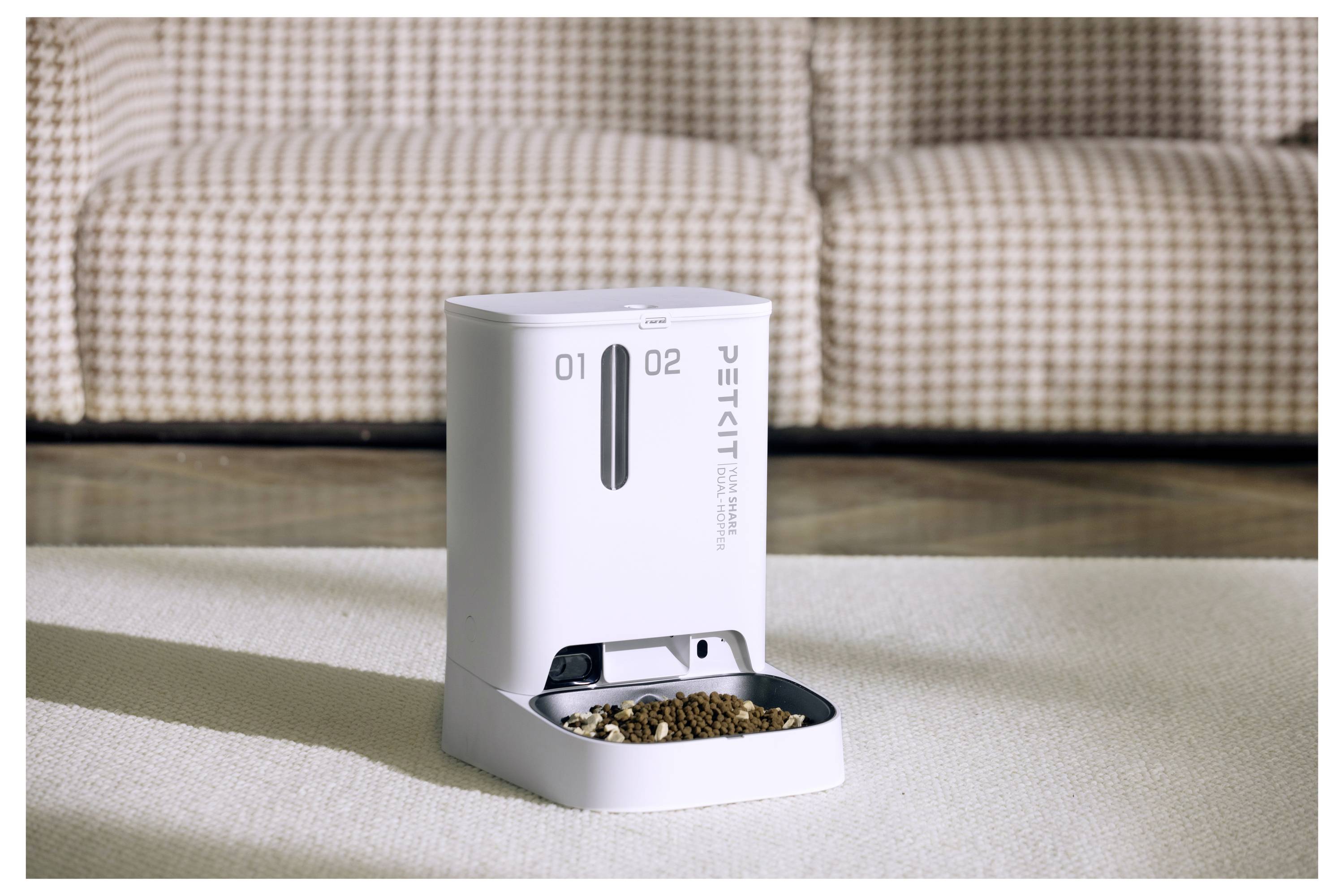 Petkit YumShare Dual-Hopper Futterautomat Weiß 1 St.
