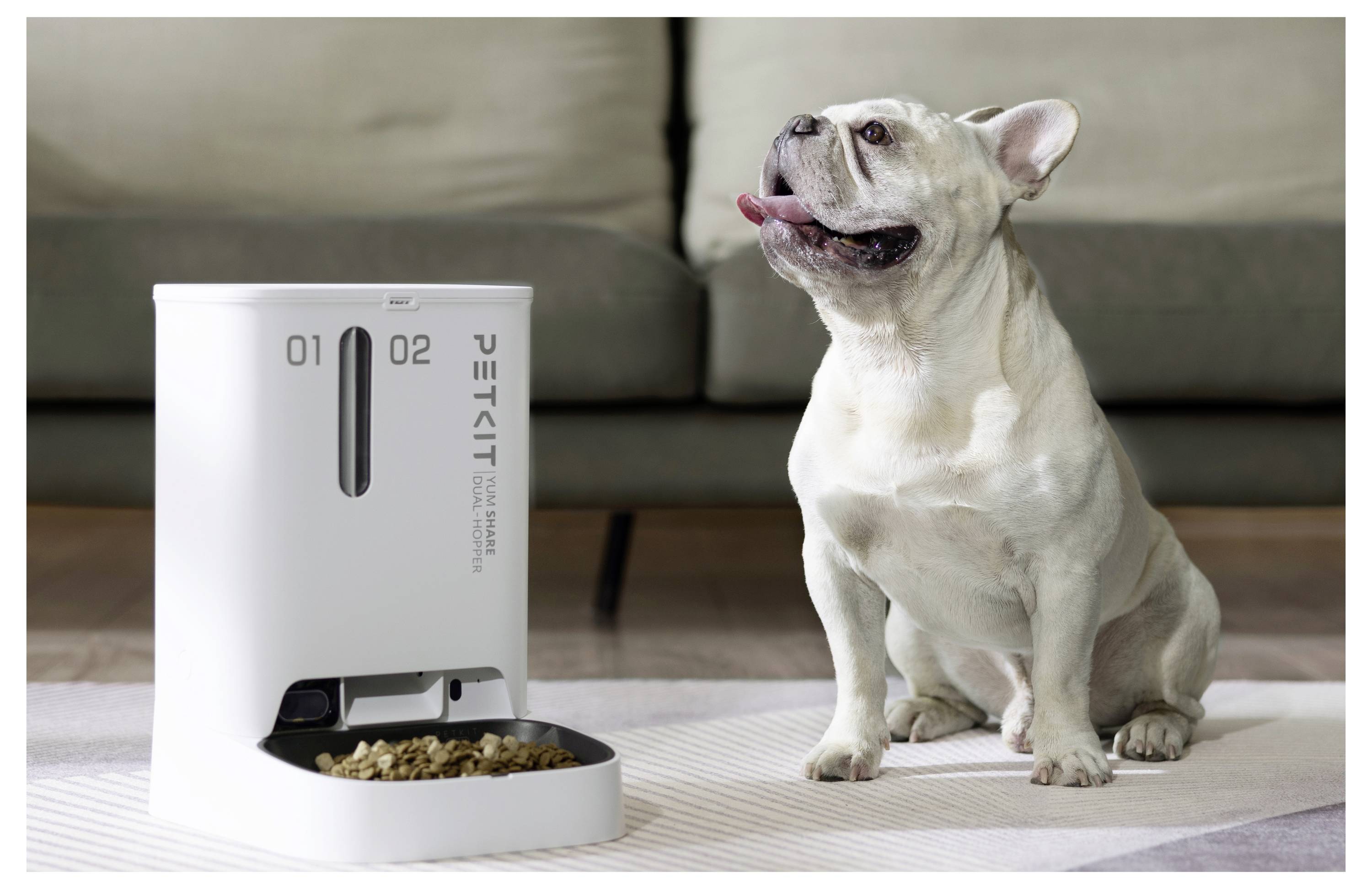 Petkit YumShare Dual-Hopper Futterautomat Weiß 1 St.