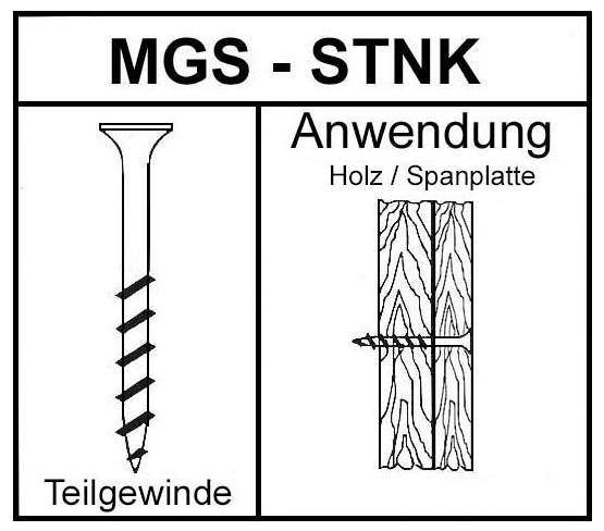 Prebena MGS4/35STNK MGS4/35STNK Schnellbauschraube 4mm 35mm 1200St.