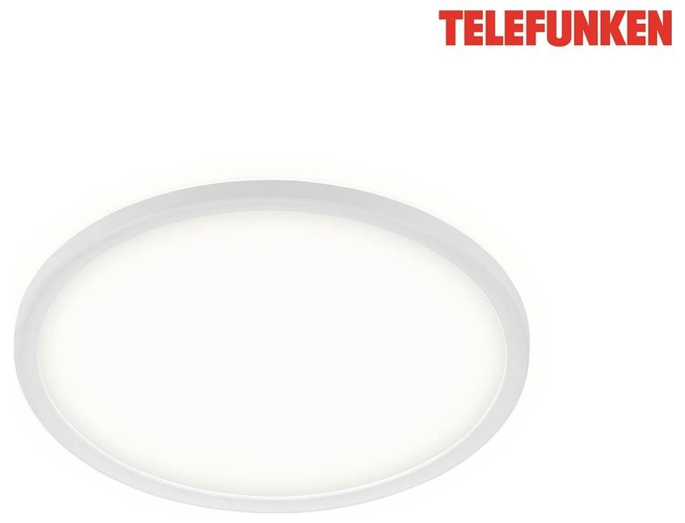 Technische Zeichnung einer runden Leuchte: Draufsicht und Seitenansicht mit Durchmesser von 290 mm und Höhe von 55 mm.