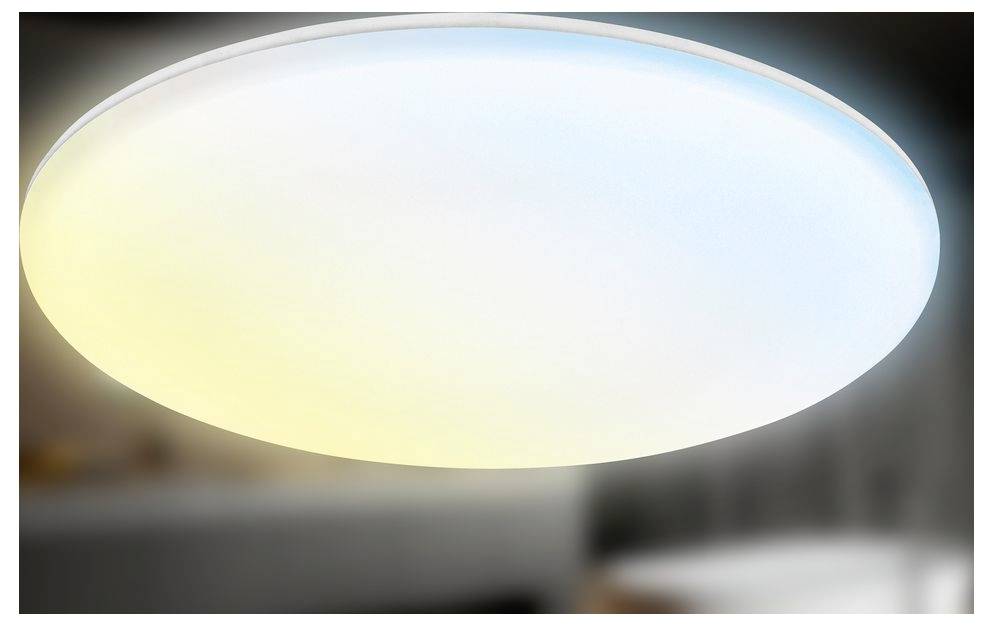 Briloner 3834016 Bad-Deckenleuchte EEK: F (A - G) LED LED 36W Warmweiß, Kaltweiß Weiß