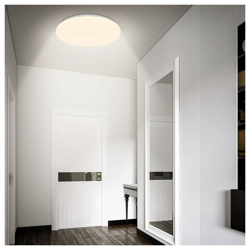 Briloner 3828016 Walk Deckenleuchte mit Bewegungsmelder LED LED EEK: F (A - G) 24W Weiß