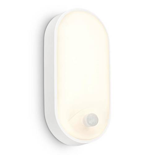 Briloner RUCH 3830016 Wandleuchte mit Bewegungsmelder LED EEK: F (A - G) 12 W LED Weiß