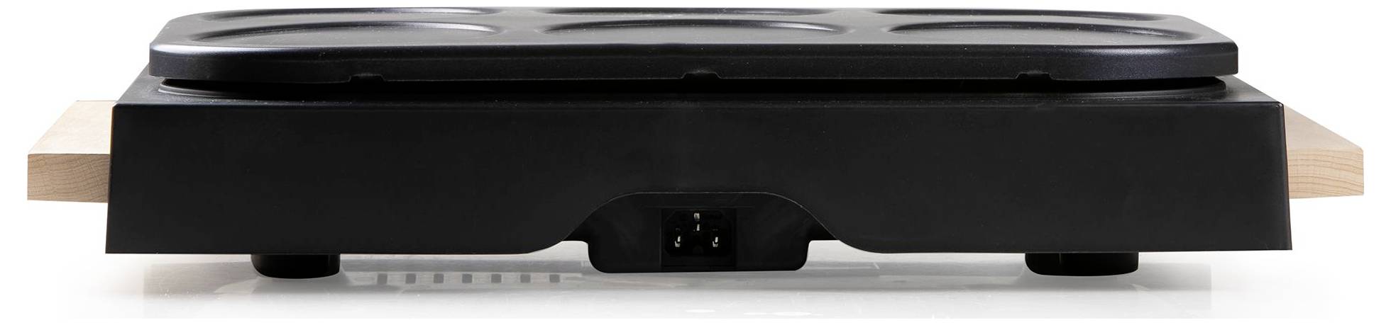 DOMO DO8717PN Pancake-Maker Antihaftbeschichtung, stufenloser Temperaturregler, Kontrollleuchte Schwarz