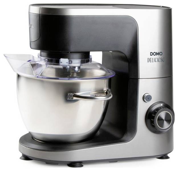 DOMO DO9293KR "Delicioso" Küchenmaschine 1200 W Edelstahl