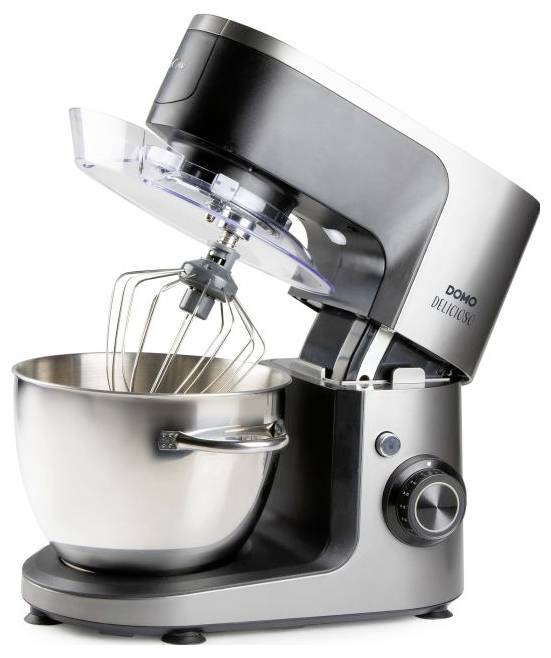 DOMO DO9293KR "Delicioso" Küchenmaschine 1200 W Edelstahl