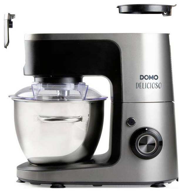 DOMO DO9293KR "Delicioso" Küchenmaschine 1200 W Edelstahl