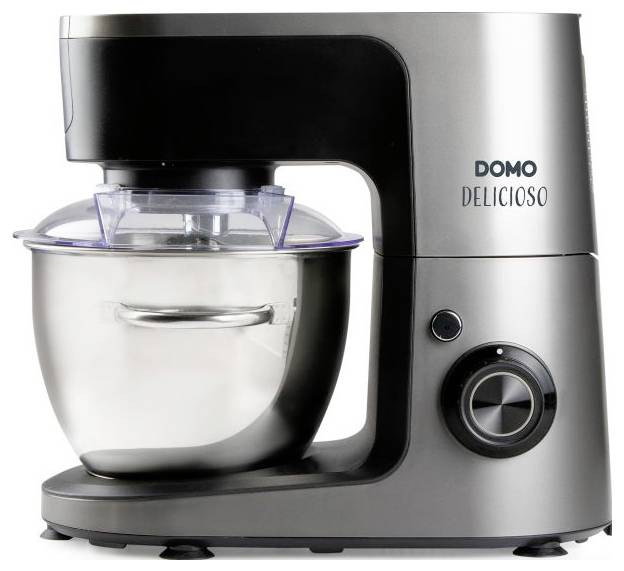 DOMO DO9293KR "Delicioso" Küchenmaschine 1200W Edelstahl