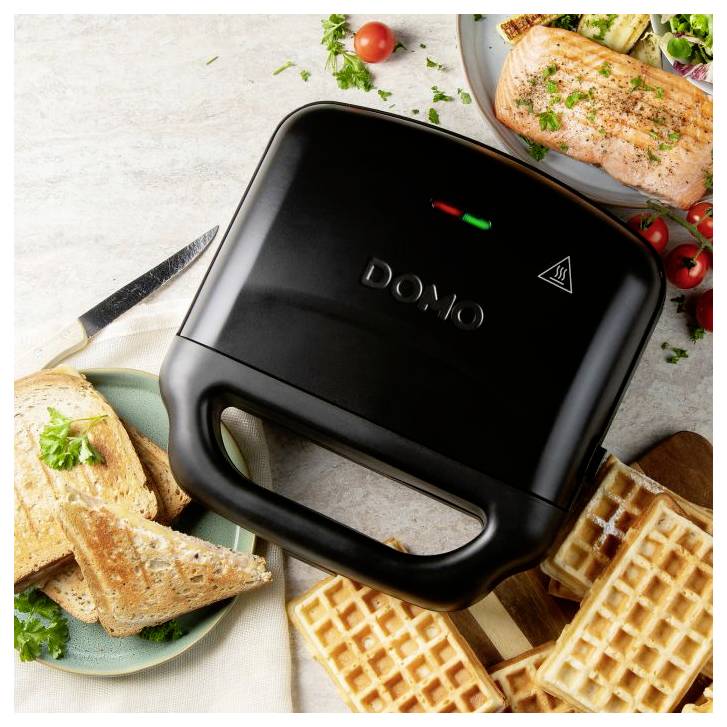 DOMO DO9291C Multigrill Antihaftbeschichtung, Kontrollleuchte Schwarz