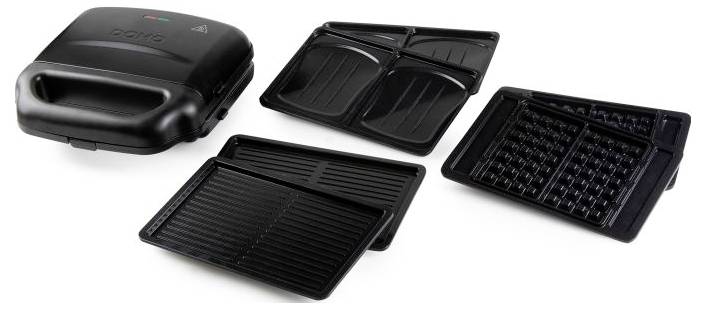 DOMO DO9291C Multigrill Antihaftbeschichtung, Kontrollleuchte Schwarz