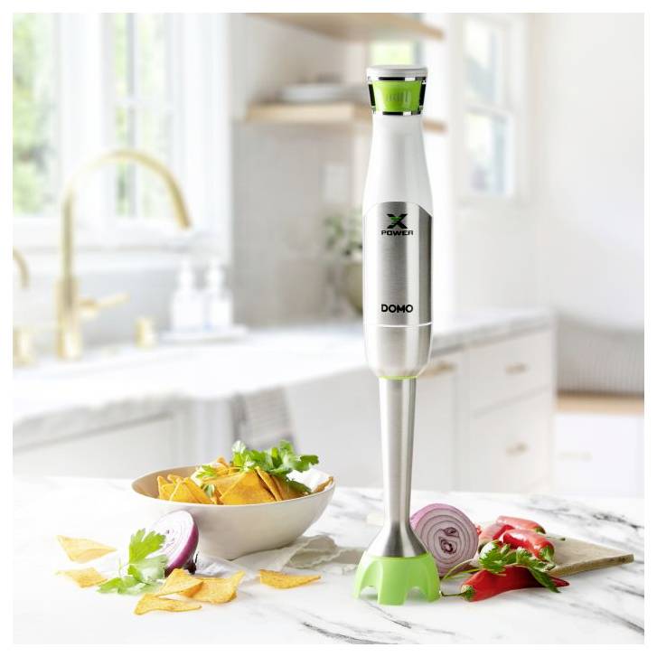 DOMO DO9298M Stabmixer 1200 W Weiß, Grün, Silber