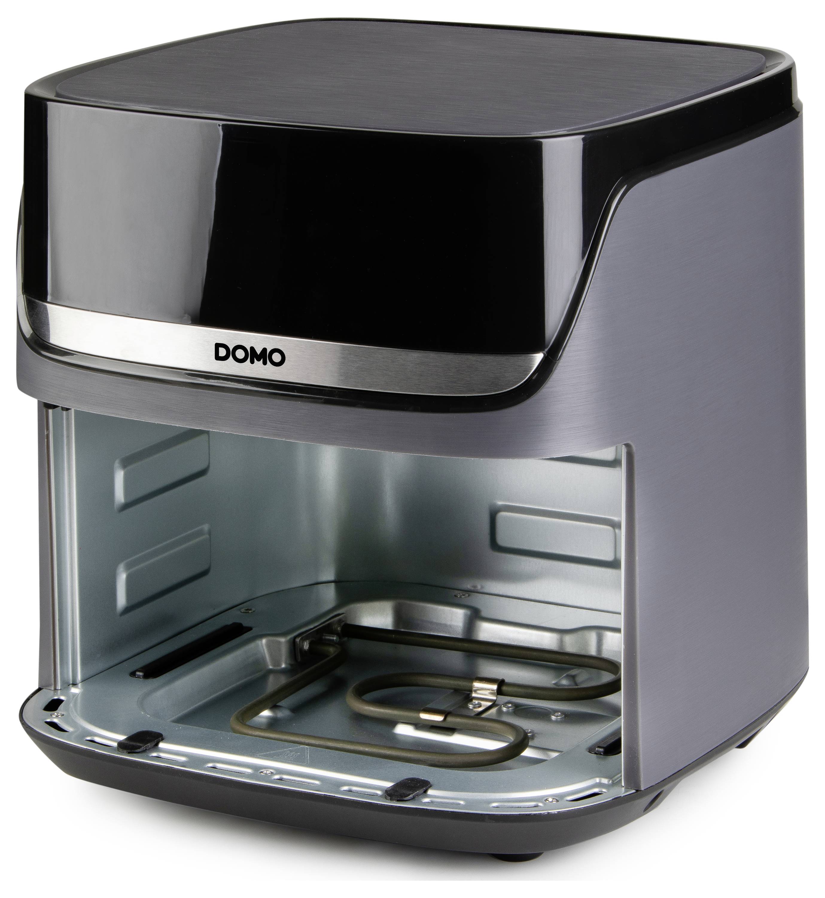 DOMO Heißluft-Fritteuse 2800 W Schwarz, Silber